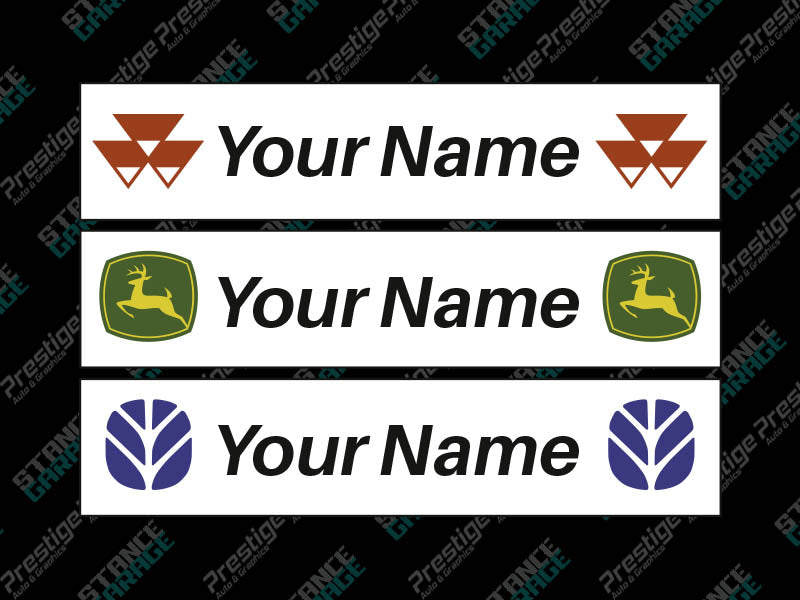 Agri Name/Number Plate