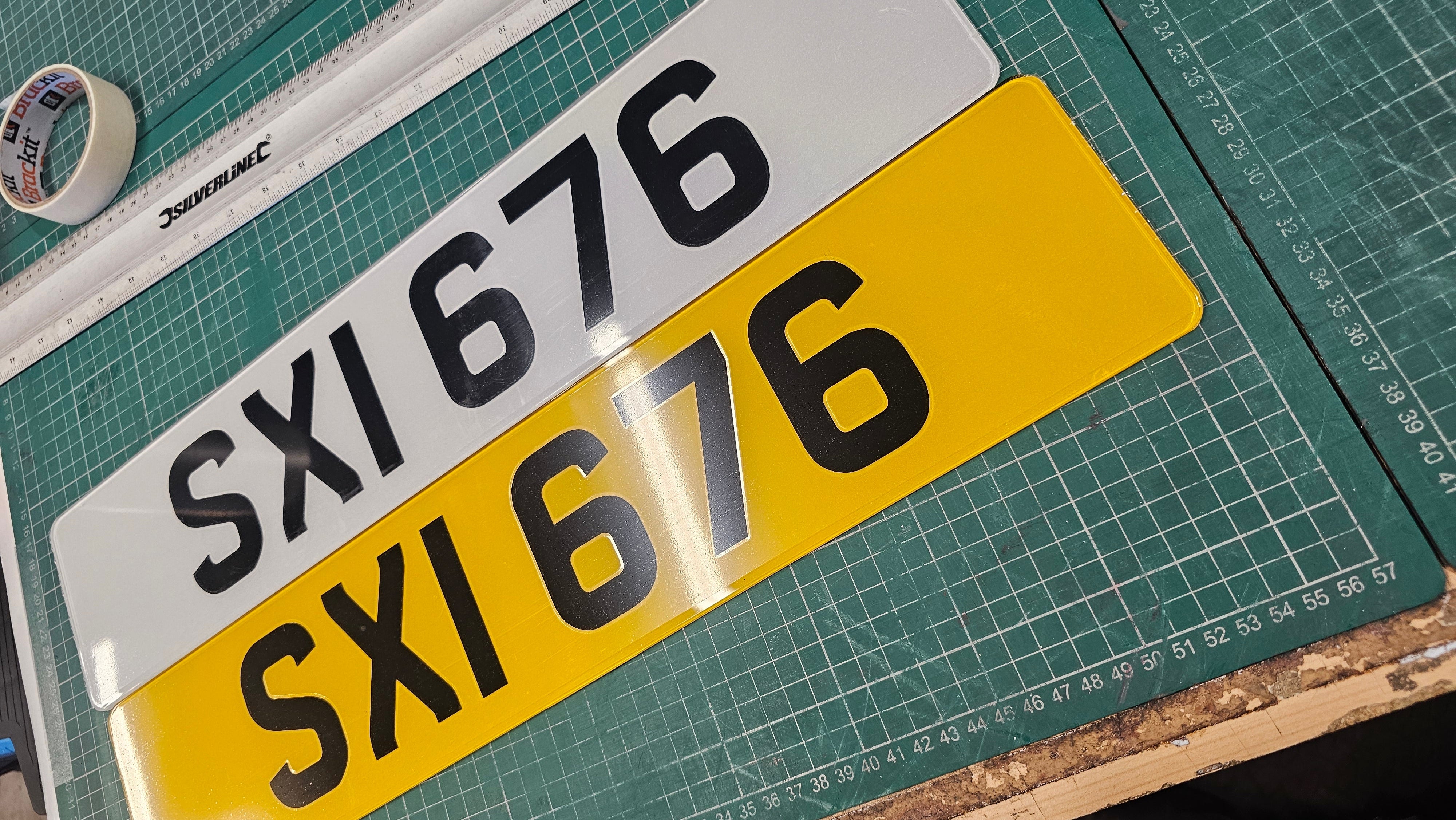 Standard Number Plates – Prestige Auto & Graphics