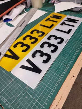 Standard Number Plates – Prestige Auto & Graphics
